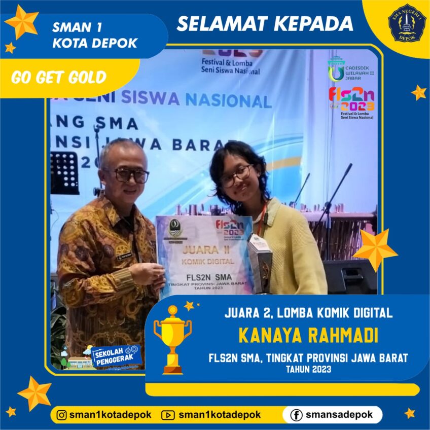 Kanaya Rahmadi, Juara 2 FLS2N Tingkat Provinsi Jawa Barat